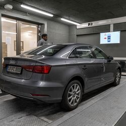 Interieur van het parkeersysteem